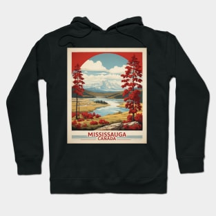 Mississauga Ontario Canada Vintage Poster Tourism Hoodie